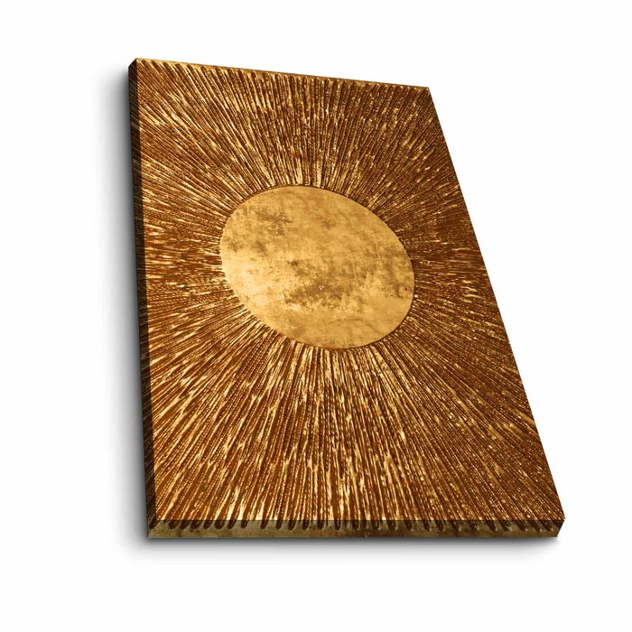 Wallity Lienzo Decorativo Dorado 45 x 70 cm